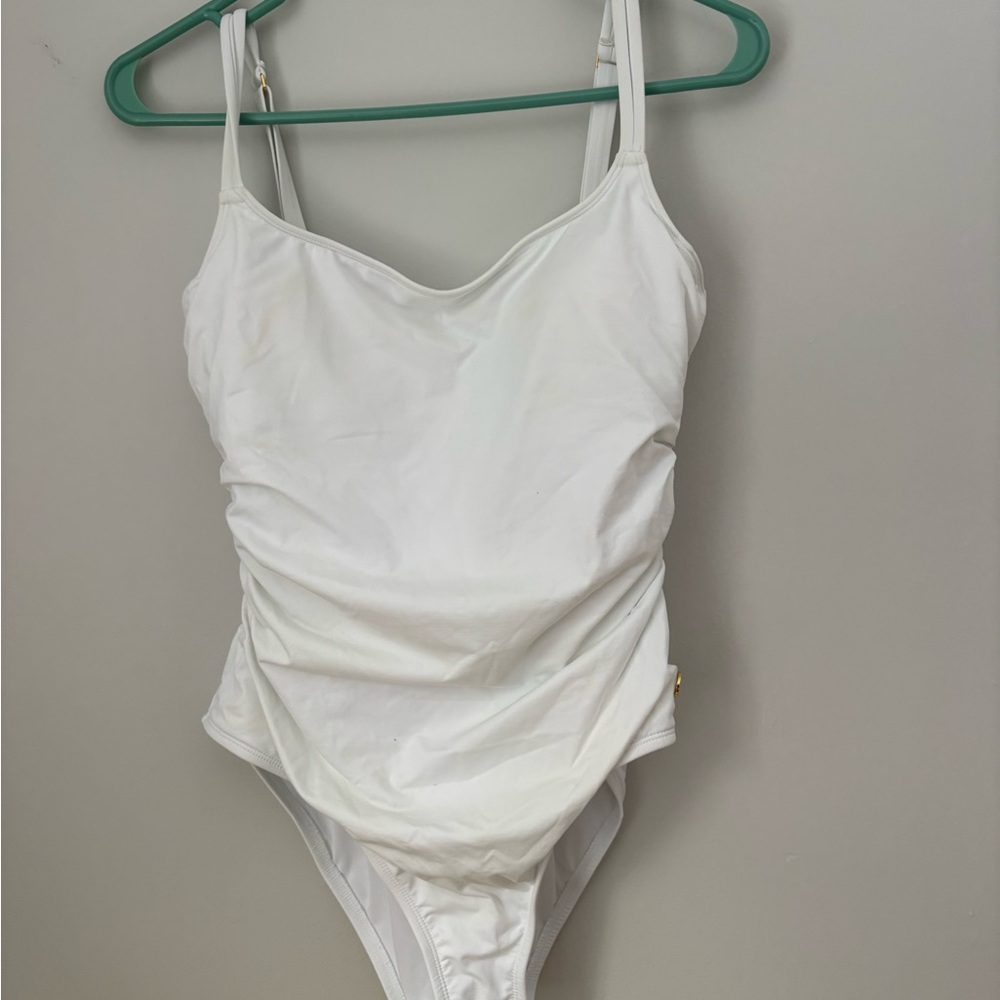 Bleu Rod Beattie White Swimsuit